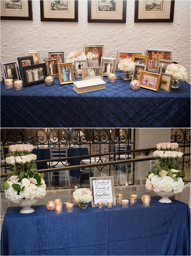 Navy, Blush & Gray Wedding by MD Turner Photography 