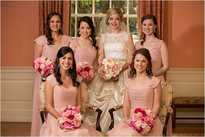 Ivory, Pink & Gold Wedding by D. Jones Photography