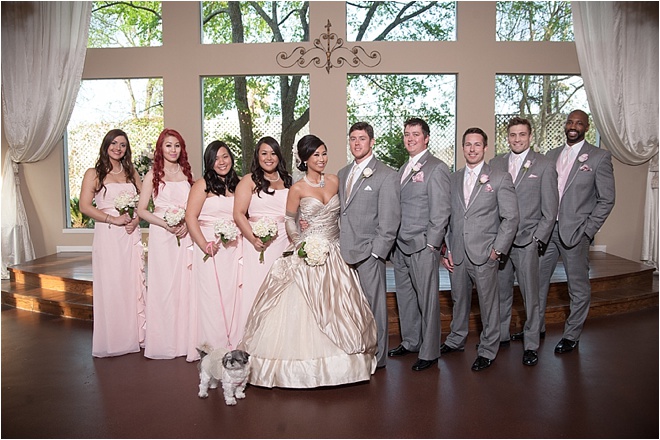 Black & Pink Wedding at Heather's Glen