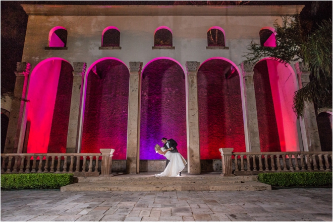 Houston Celebrity Wedding Venue Outdoor Water Wall Ceremony Bell Tower