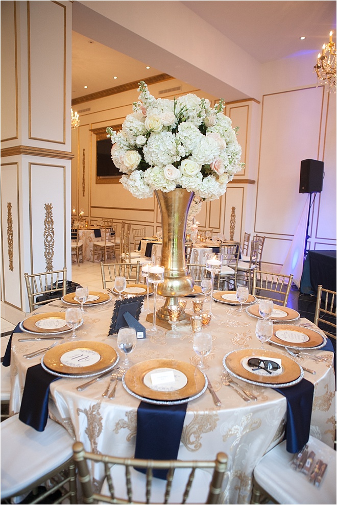 Ivory-Navy-and-Gold-Wedding-Reception