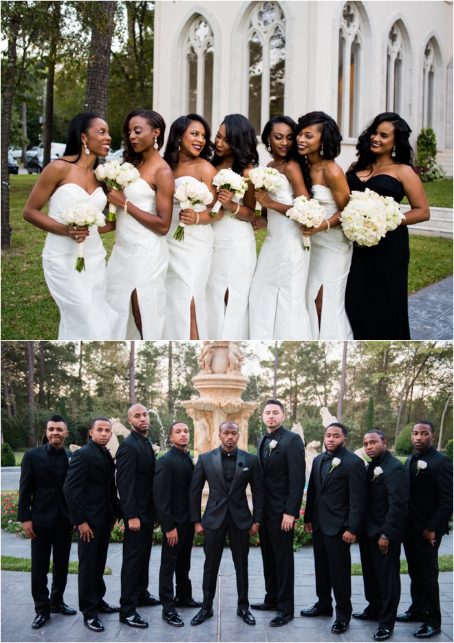 Black, Ivory & Gold Wedding at Chateau Cocomar by Civic Photos ...