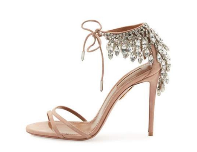 Aquazurra-Eden Crystal-Embellished Sandal