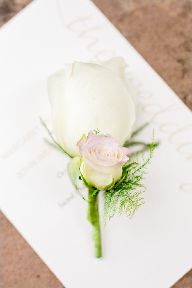 White-Rose-Boutonniere