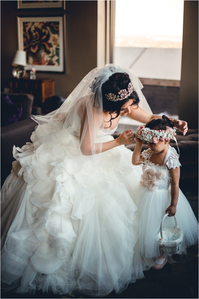 Bride-and-Flowergirl