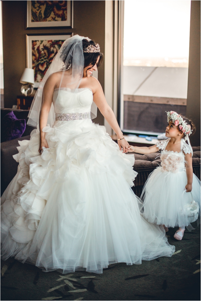 Bride-and-Flowergirl