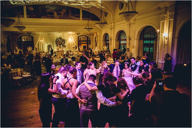 Bride-and-Groom-Dancing-with-Guests