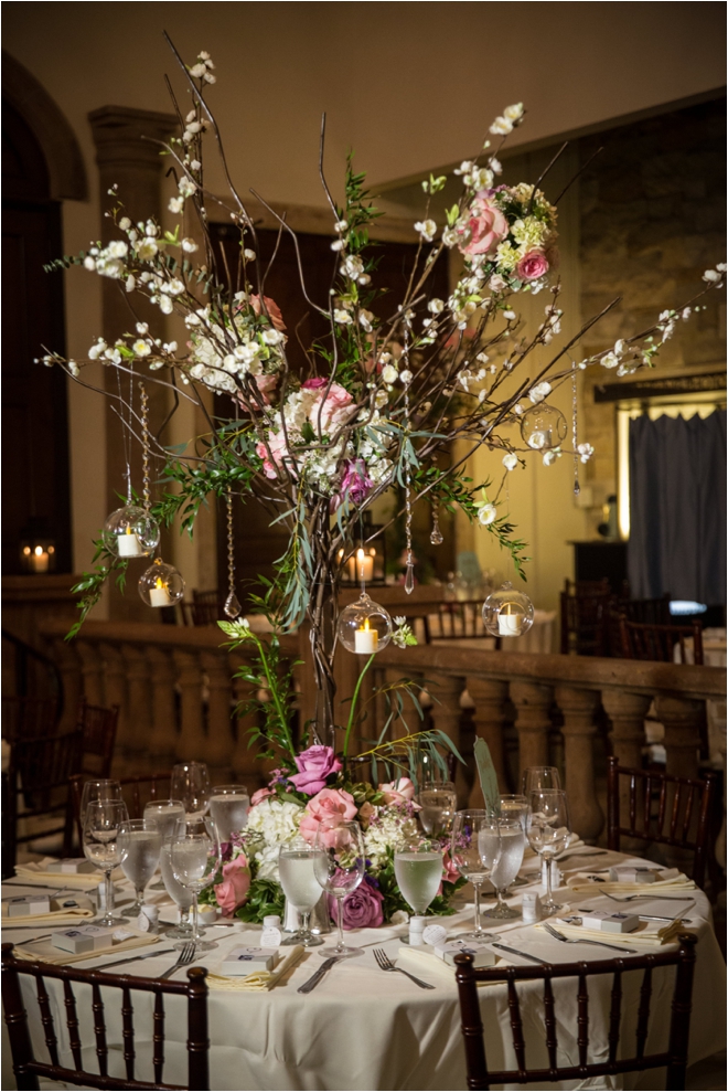Green-and-Purple-Centerpieces