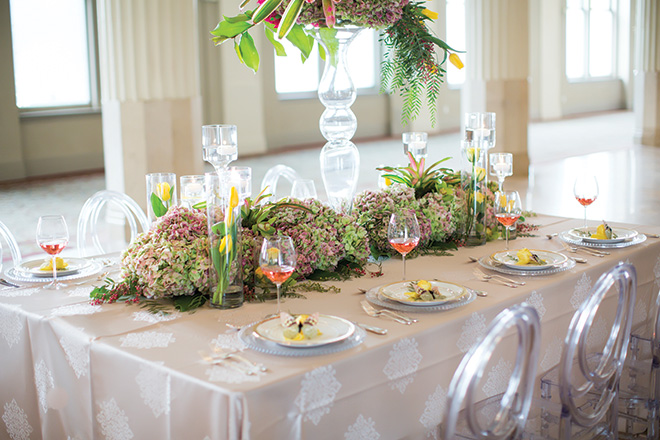 Spring Wedding Table Design Haute Flowers 