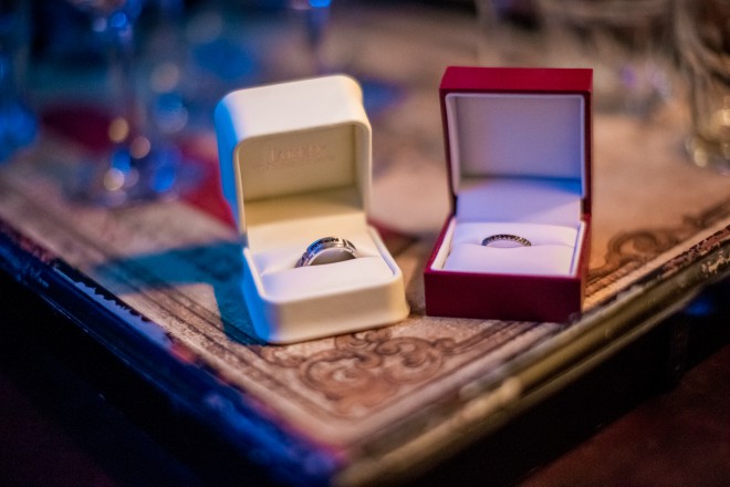 Wedding Rings in boxes