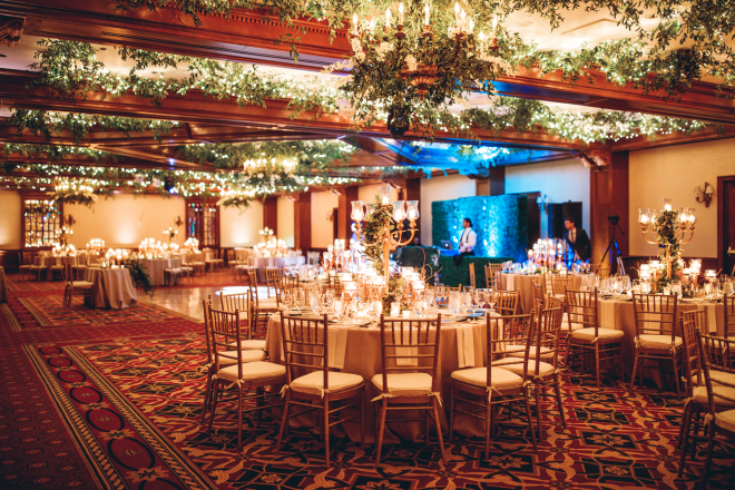 Reception Lighting by LG Entertainment at The Houstonian