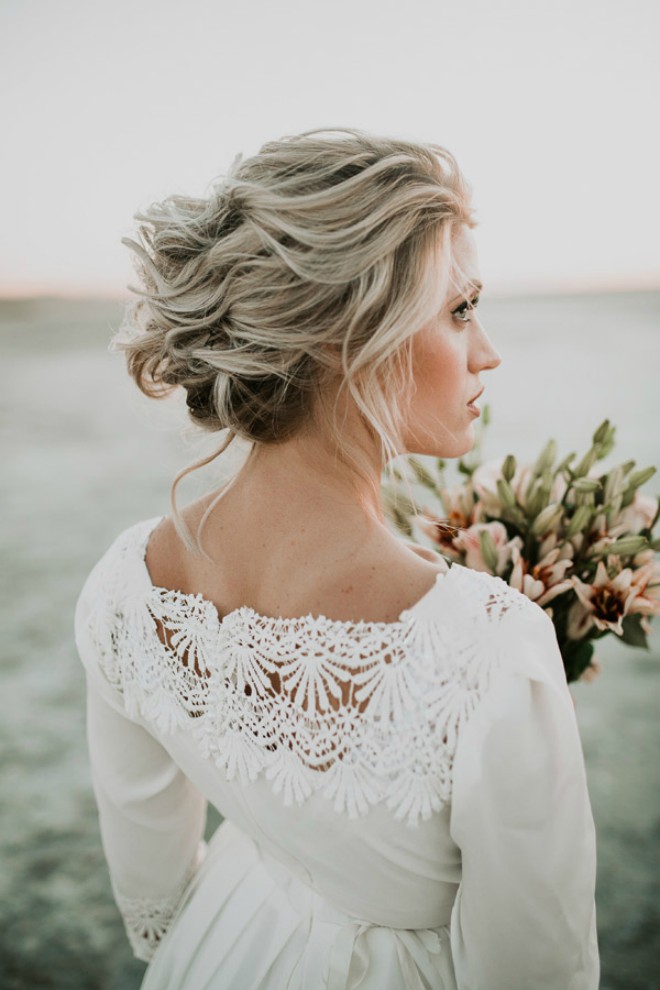 Curly Hair Updo