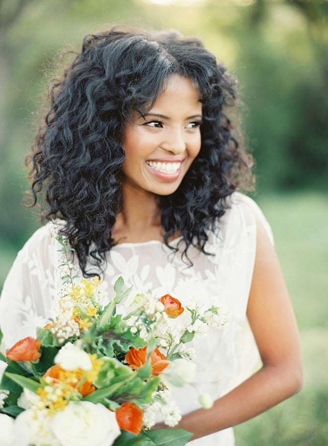 10 Amazing Wedding Hairstyles for Curly Hair  Woman Getting Married