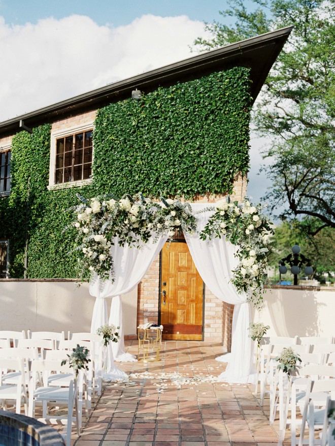 The Gallery Outside Wedding Ceremony