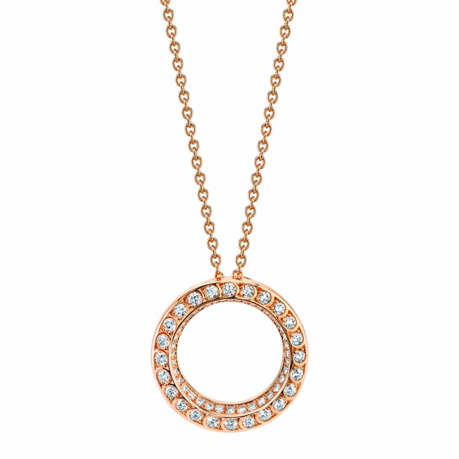 Kotlar 1948 18k Rose-Gold & Diamonds Necklace Harry Kotlar