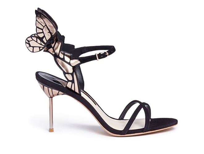 Sophia Webster Chiara butterfly-wing suede sandals