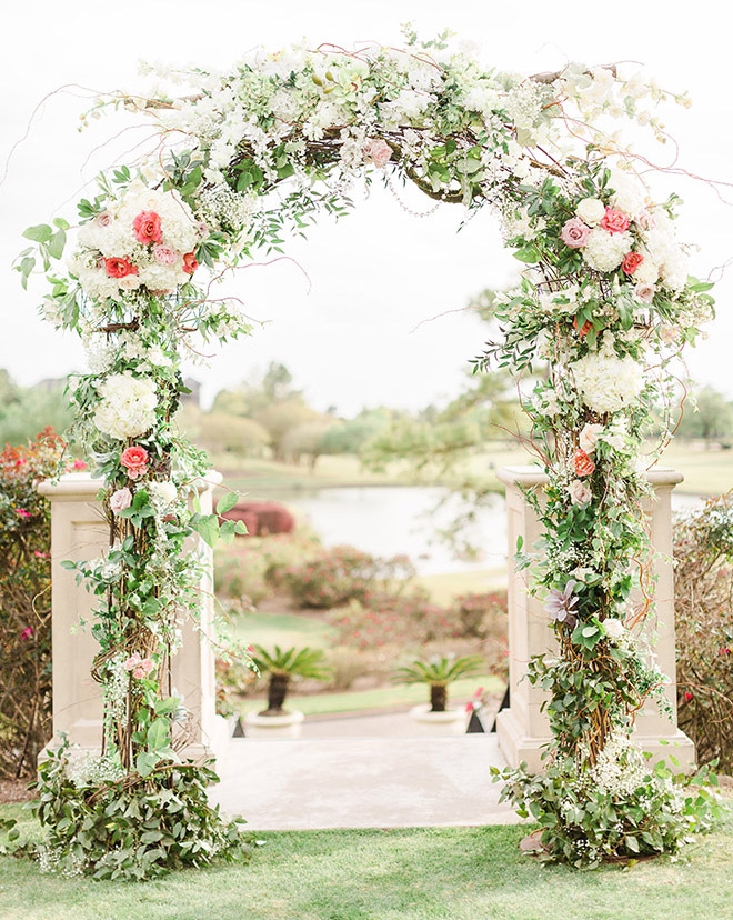 Wedding Floral Arch, Ceremony Decor, Florists Near Me