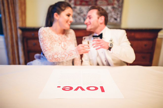 Bride & Groom, Post Ceremony, Loving Couple, Real Wedding, Toast