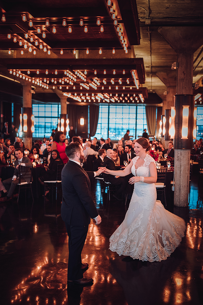 Real Wedding, Houston Couple, Newlywed, The Astorian, Ama by Aisha, Winter Wedding, Red Wedding, Marine, Military, Cordua Catering, Cakes By Gina, First Dance