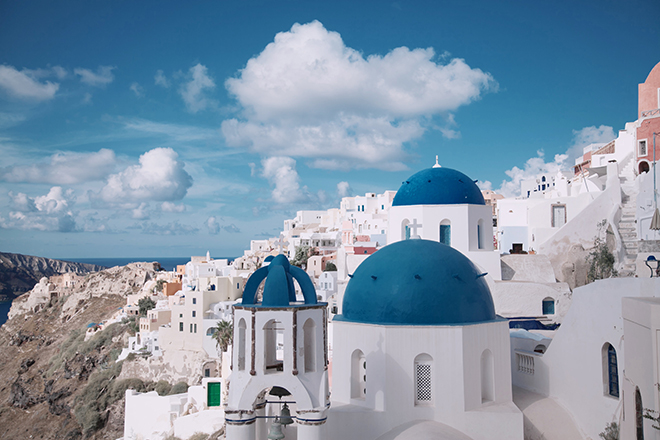 Honeymoon, Destination, Abroad, mediterrenean, Santorini