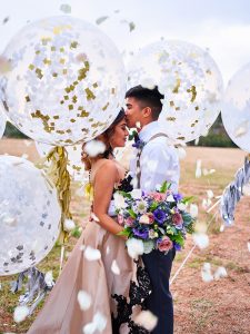 Purple And Gold Styled Wedding Shoot By Civic Photos