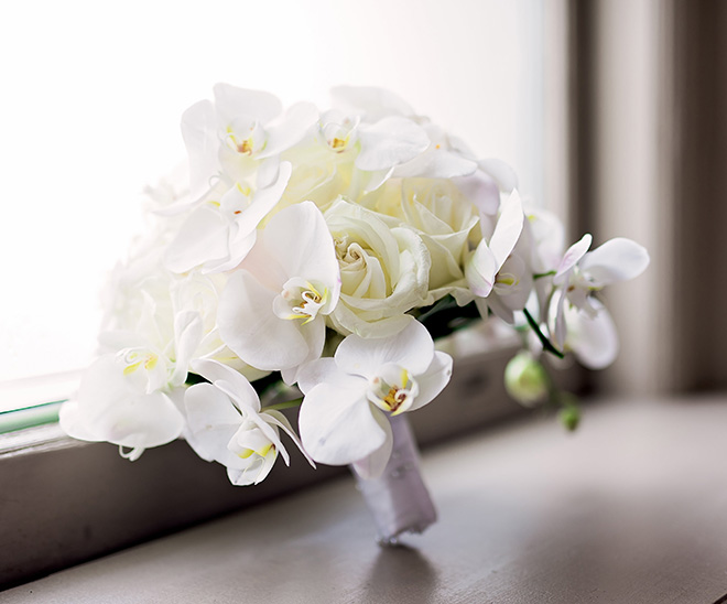 wedding bouquet, white, orchids, plants n'petals, bridal bouquets