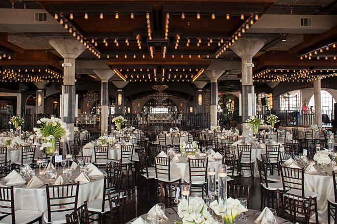 astorian spring wedding, downtown houston wedding venues, white wedding reception decor, dark brown chiavari chairs, the astorian