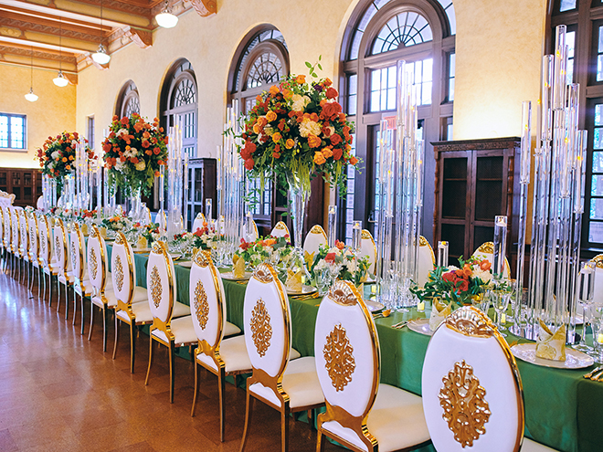 Royal Luxury Events - Houston Wedding Venue- Luxury Houston Wedding Decor - Julia Ideson Library