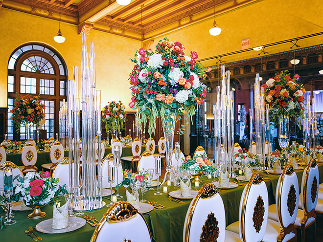Royal Luxury Events - Houston Wedding Venue- Luxury Houston Wedding Decor - Julia Ideson Library