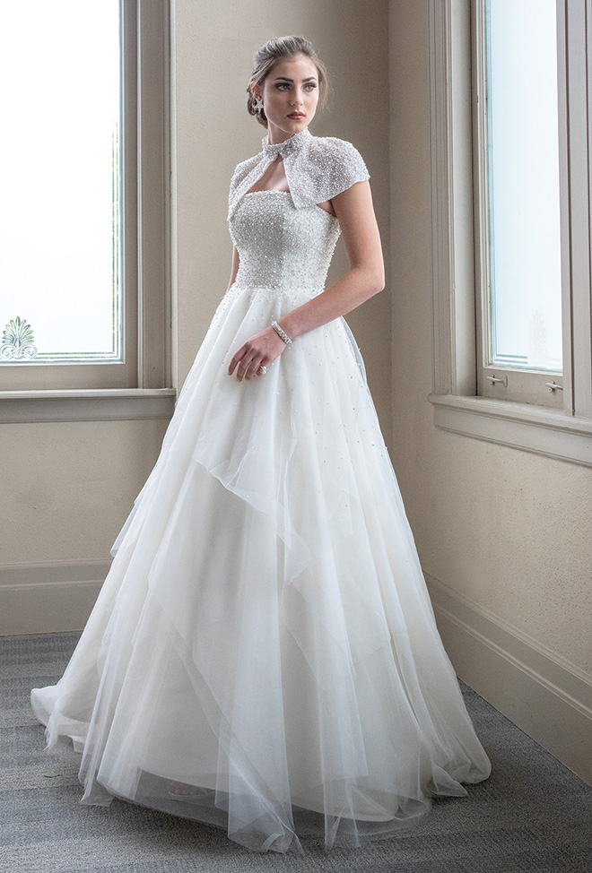 wedding dresses - beaded wedding dress- houston bridal salons - now and forever bridal boutique