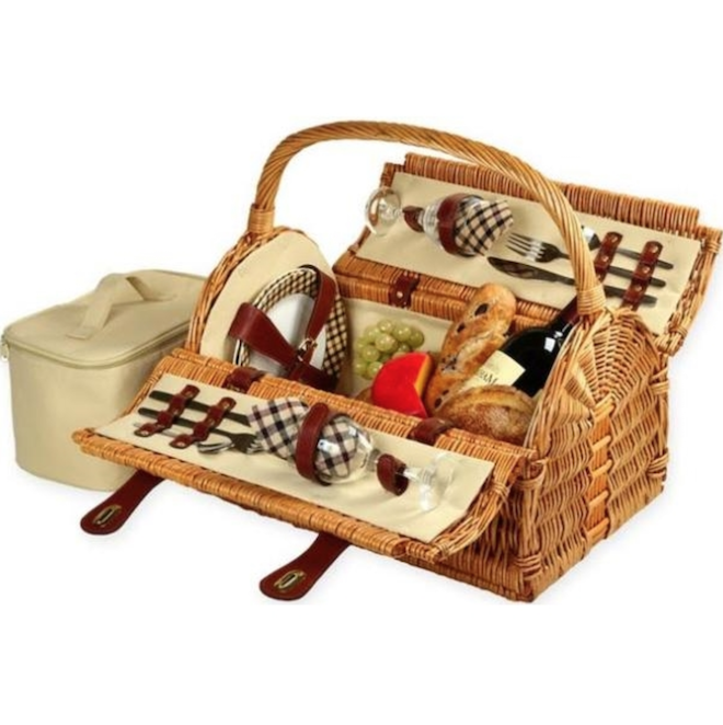 Registry Gift Ideas For Picnics Sussex Picnic Basket for Two