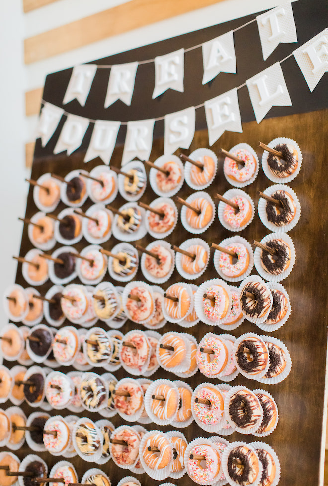 Wedding Food Ideas - Donut Wall