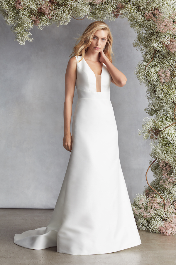 kelly faetanini refined crepe wedding gowns