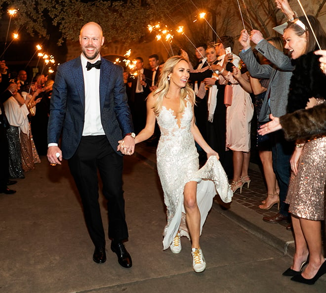 Astros' Ryan Pressly New Year's Eve Wedding - Houston Wedding Blog