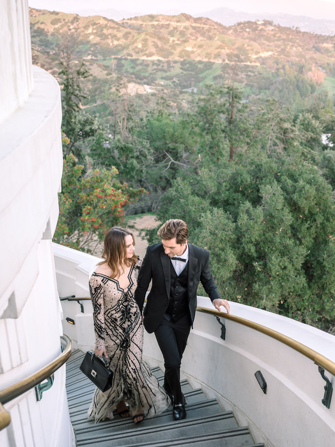 engagement editorial, Hollywood, California, engagement photography, wedding photographer, Stephania Campos, Griffith Observatory