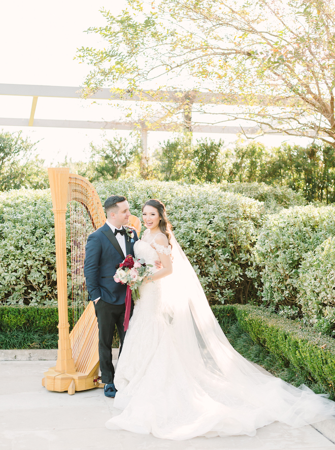 harp, ceremony music, wedding photography, houston wedding photographer, kate elizabeth photography