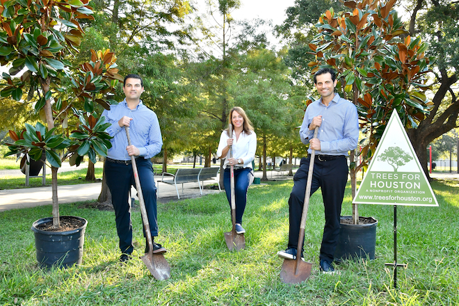 zadok jewelers, engagement ring, trees for houston, donate, philanthropy