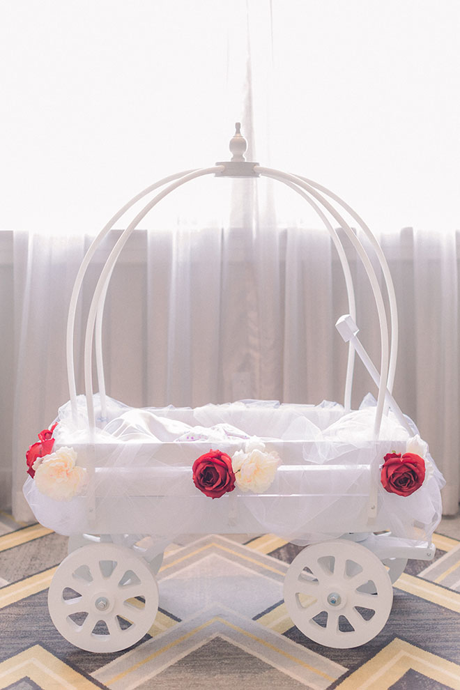 baby carriage, wedding ideas, white, roses, cute, down the aisle, wedding