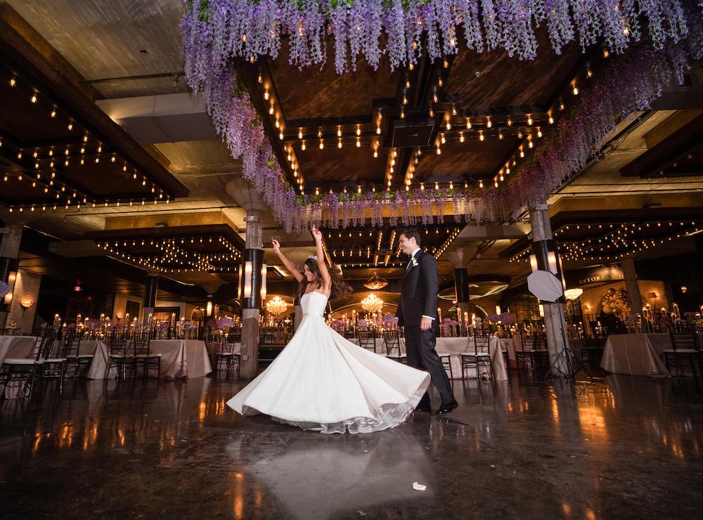 Elegant Lavender, Violet and Ivory Wedding at The Astorian