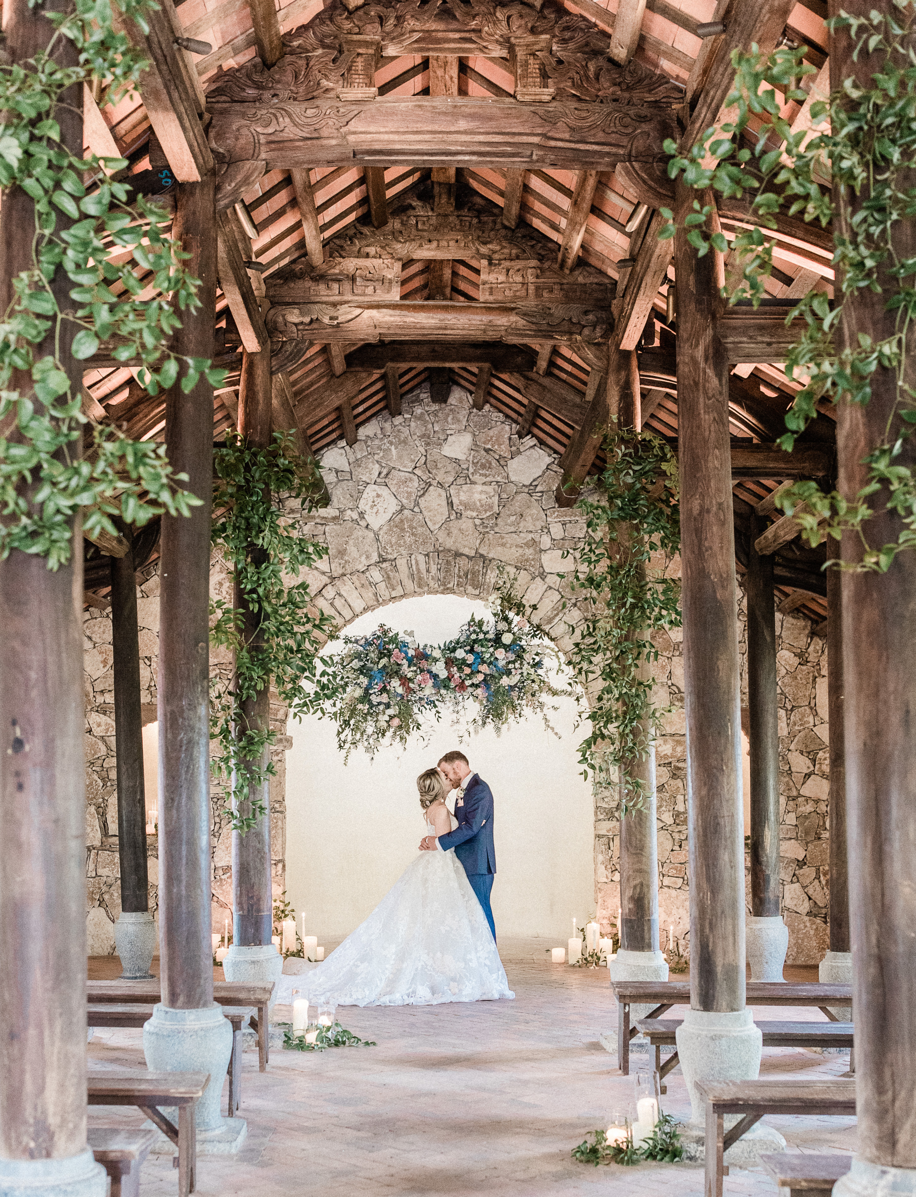 The outdoor chapel at Camp Lucy, one of the top Texas Hill Country venues