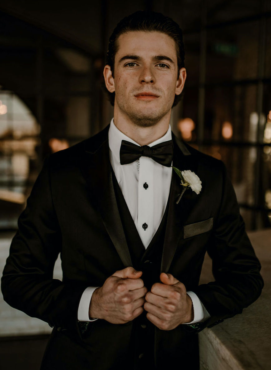 Texas Rangers MLB Player Nick Solak getting ready for his wedding at The Astorian in Houston,TX.