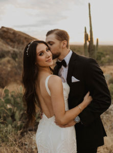 Boho Desert Elopement Featuring Caked Up With Riley