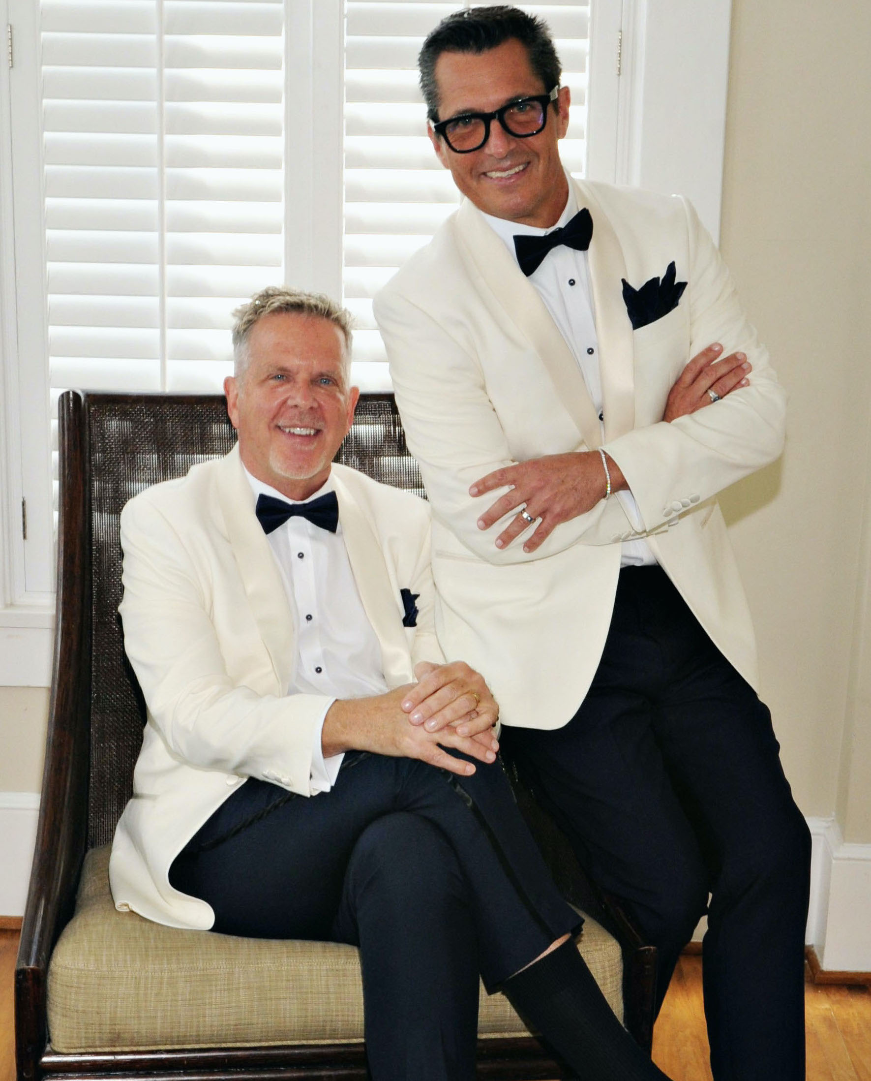 LBGT couple gets married at The Tremont House Hotel in Galveston, TX.