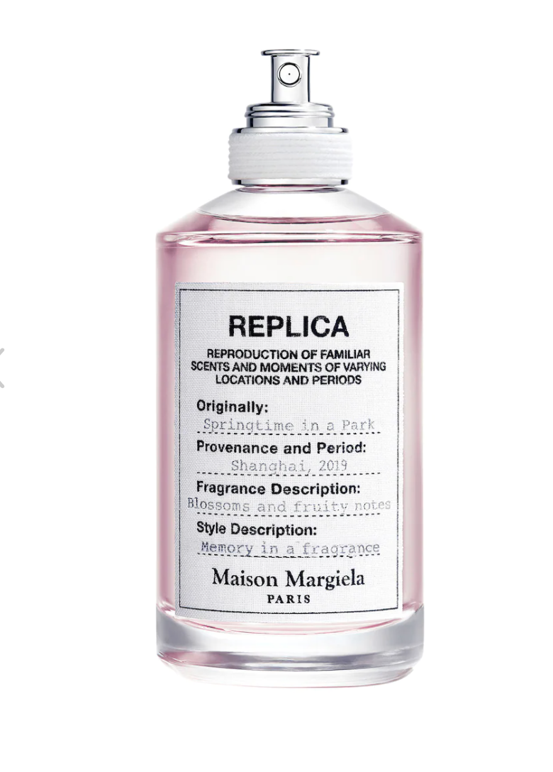 Bottle of REPLICA Springtime in a Park by Maison Margiela perfume available at Nordstrom. 