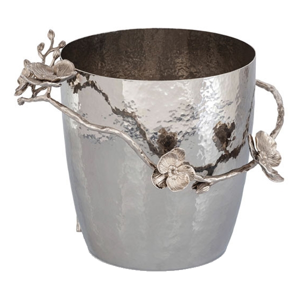 White Orchid Champagne Bucket by Michael Aram available at Bering's in Houston, TX.