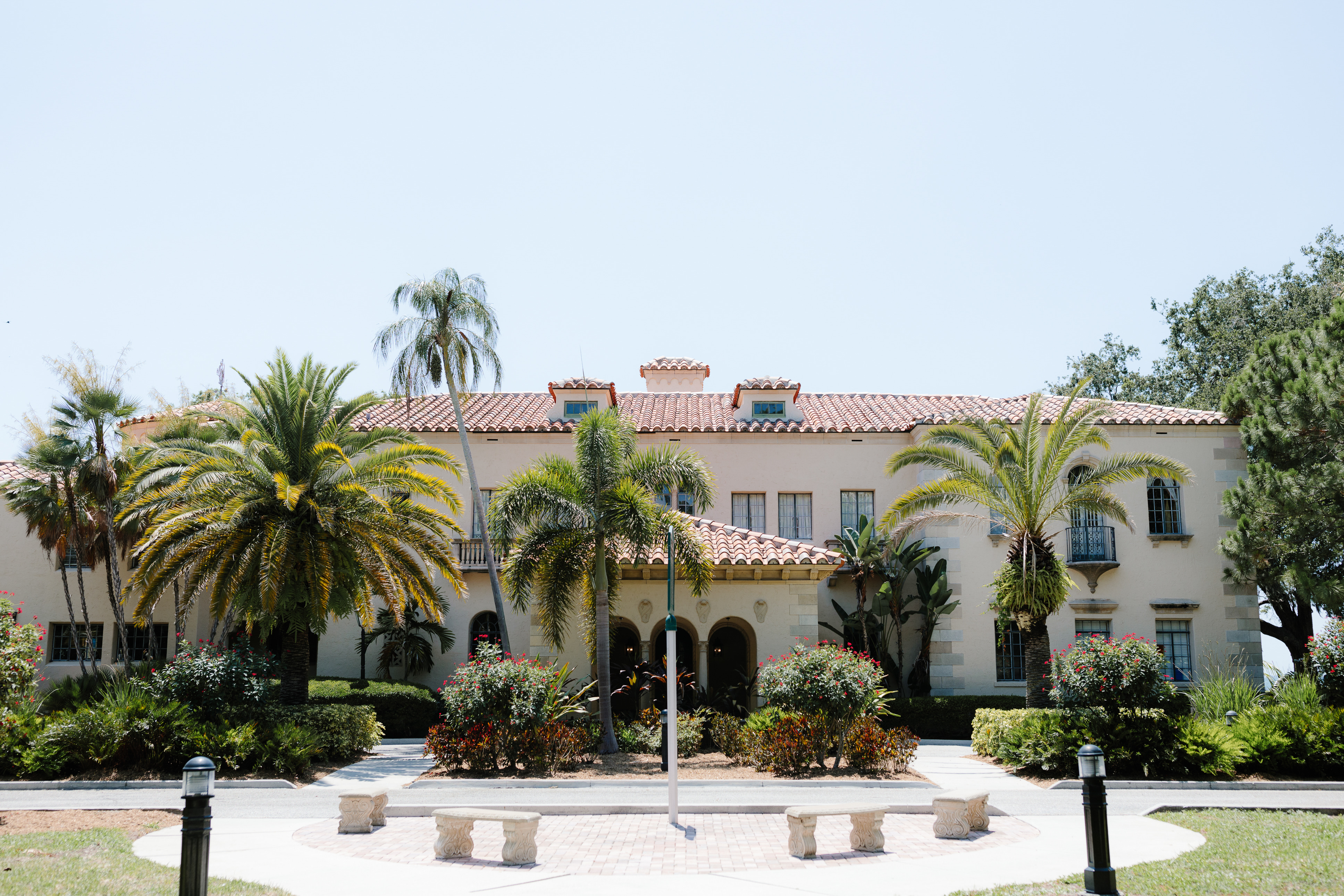 A waterfront estate, Powel Crosley Estate, in Sarasota Florida.