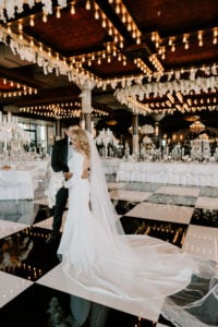 Glamorous All-White Wedding Reception by Erika Geier Photography