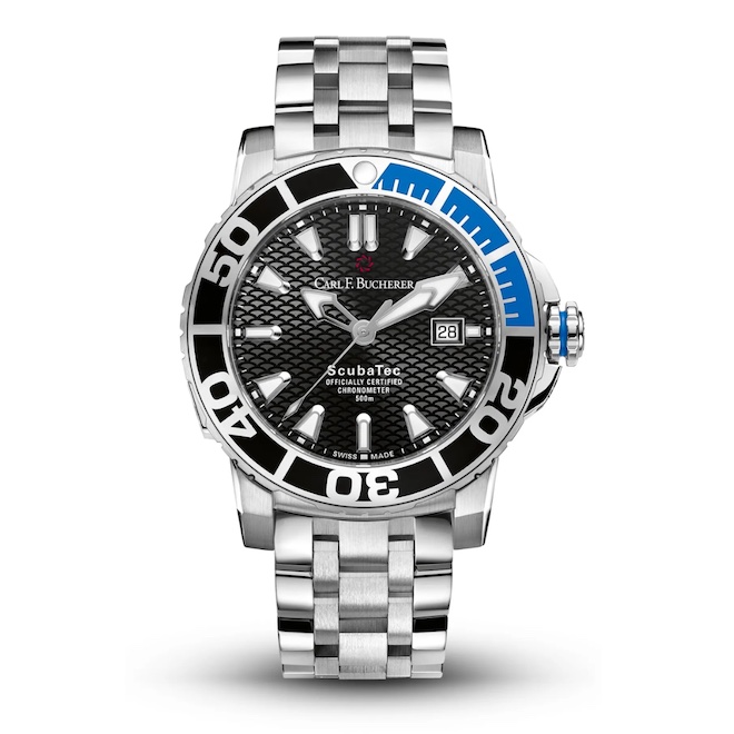 Patravi Scubatec watch by Carl F. Bucherer available at I W Marks Jewelers, a luxury jeweler in Houston. 