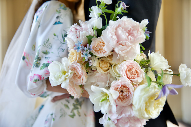 A pastel-hued bouquet for spring.