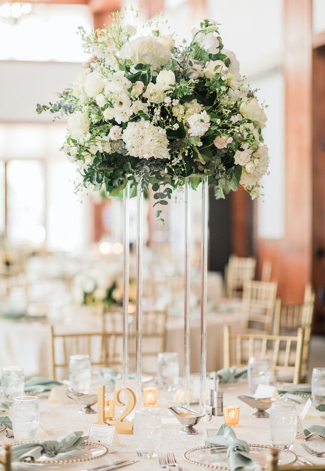 White sage and blush wedding table decor.
